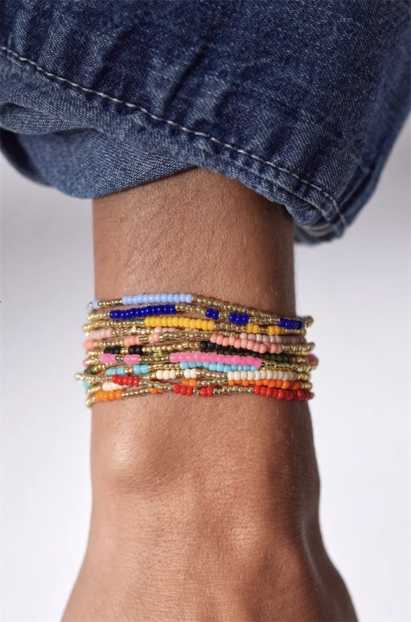 ANNI LU - Asym bracelet Peach