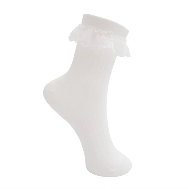 Black colour - BCMILDRED sock with lace