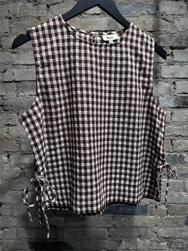 Boii - Leonie check top