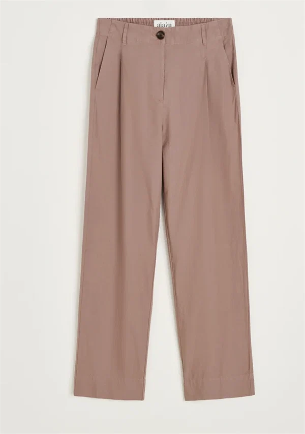 Aiayu - Billy zip pants poplin Dessert blush
