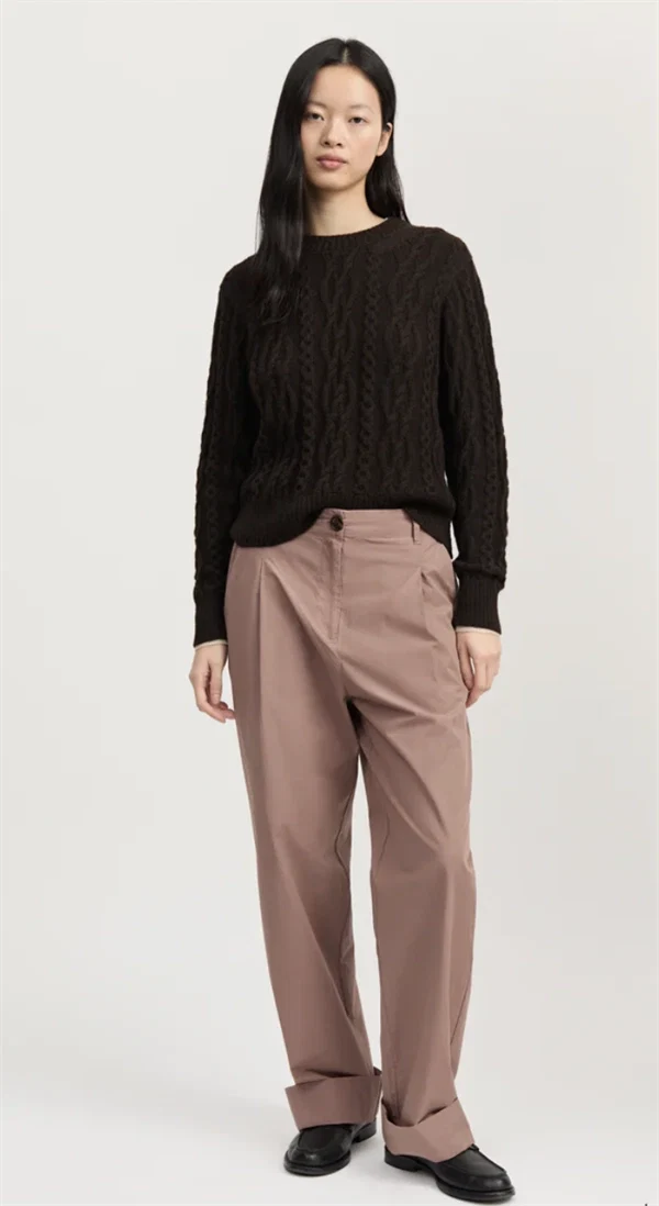 Aiayu - Billy zip pants poplin Dessert blush
