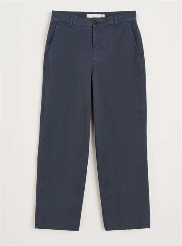 Aiayu - Carlo midwaist wide cotton Washed slate