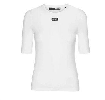Rotate - Short sleeve t-shirt Egret