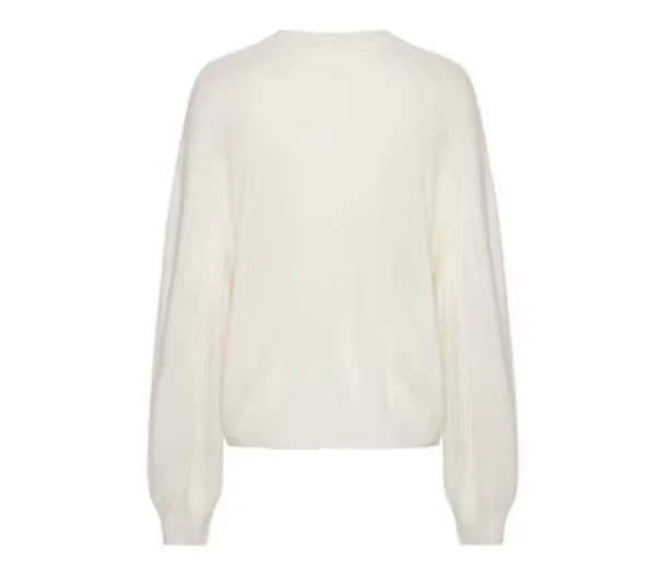 Rotate - Oversized knit pullover Egret