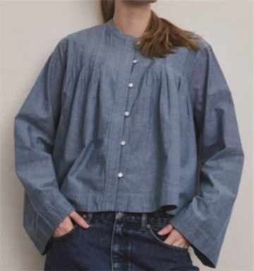boii - Antonia Chambray Shirt Blue
