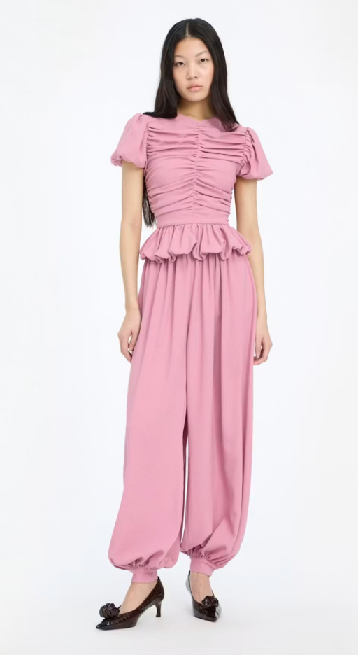 Rotate Balloon pleated pants Lilas