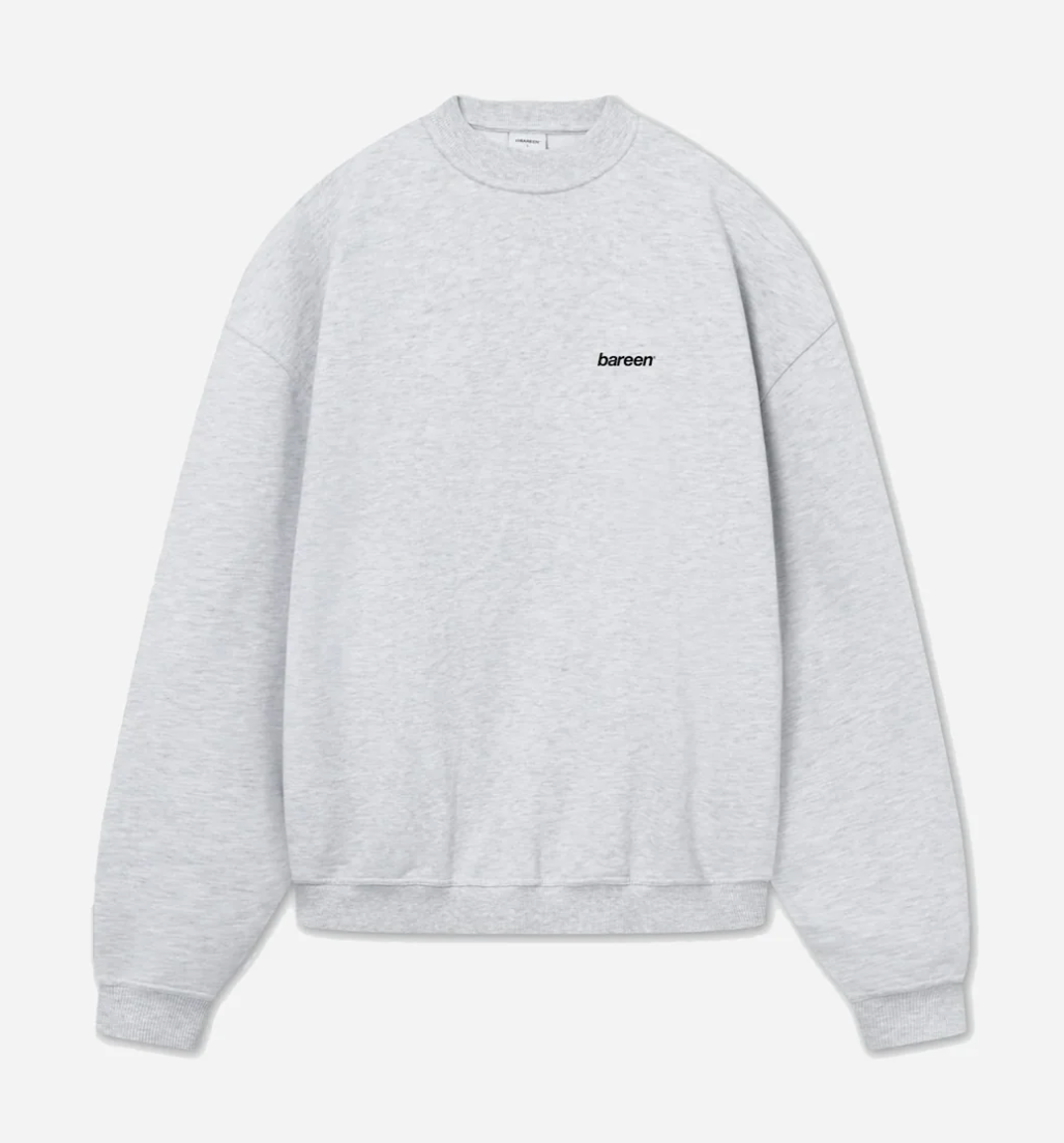 Bareen - Oversized crewneck Cloudy grey