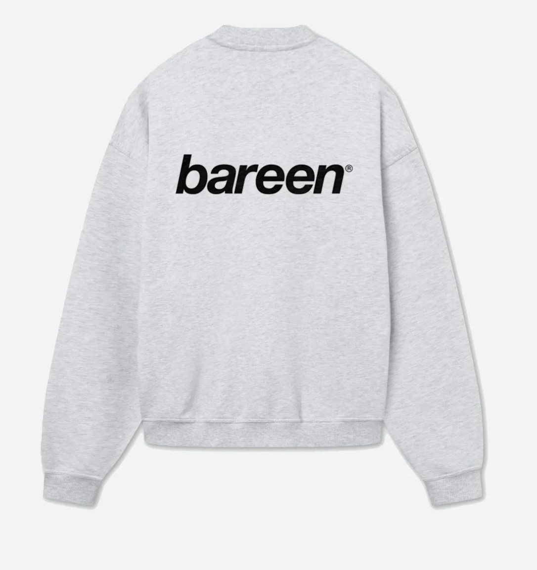 Bareen - Oversized crewneck Cloudy grey