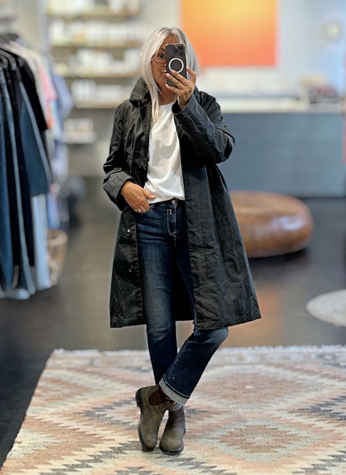Aiayu - Noor coat oilskin Foxleigh