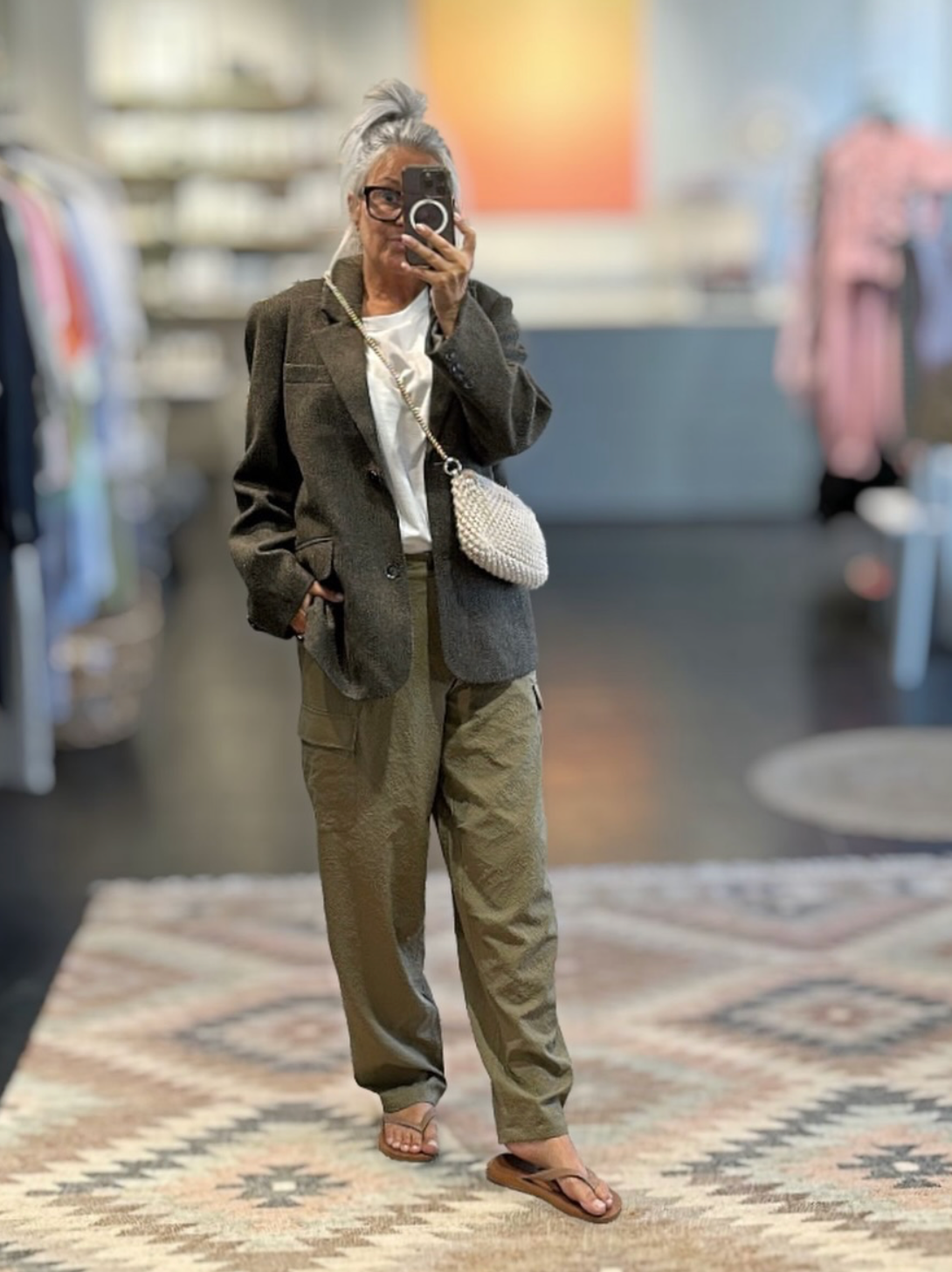 Boii - Solvej Wool Blazer Brown melange