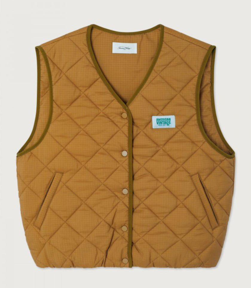 American Vintage - Yupibam vest Macadamia