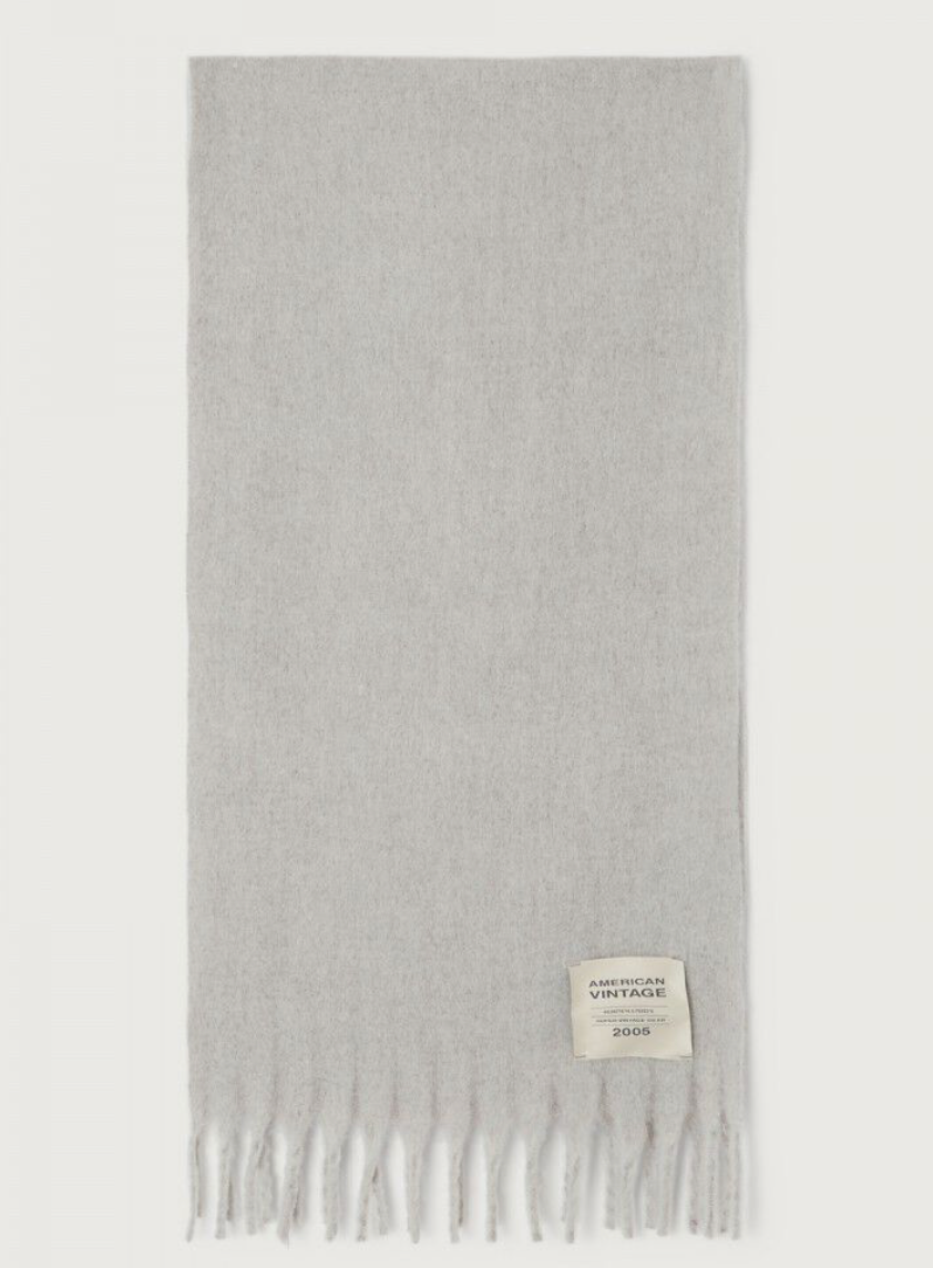 American Vintage - Zinaco tørklæde Heather grey