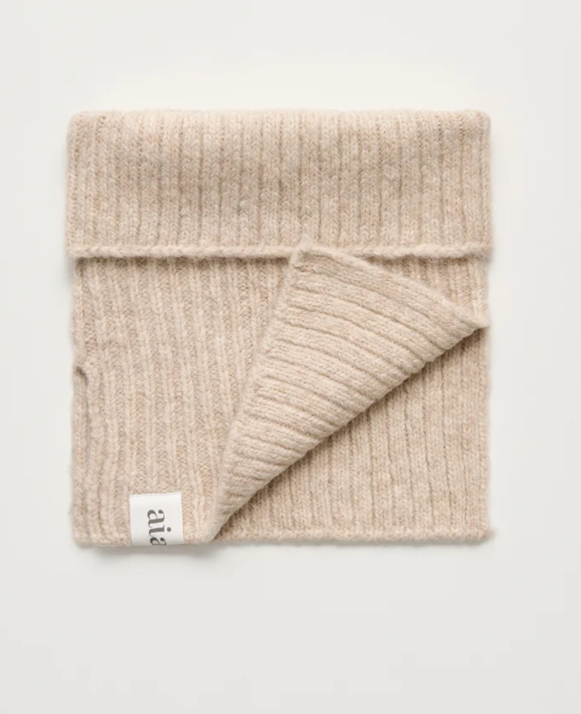 Nellie neck warmer – Pure beige