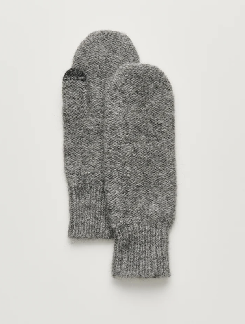 Aiayu - Sadie mittens Pure light grey