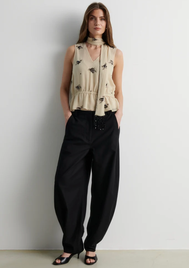 Second female - Blink barrel pants Black