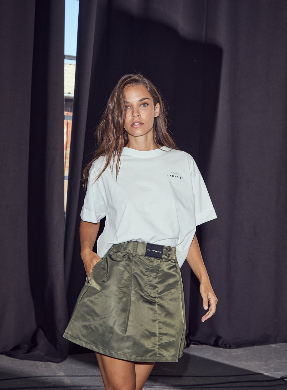 Haute Lamitie - Sally tech skirt Army