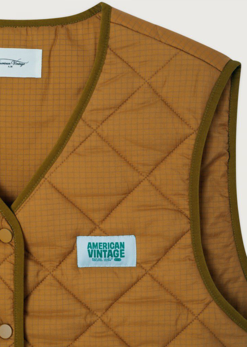 American Vintage - Yupibam vest Macadamia