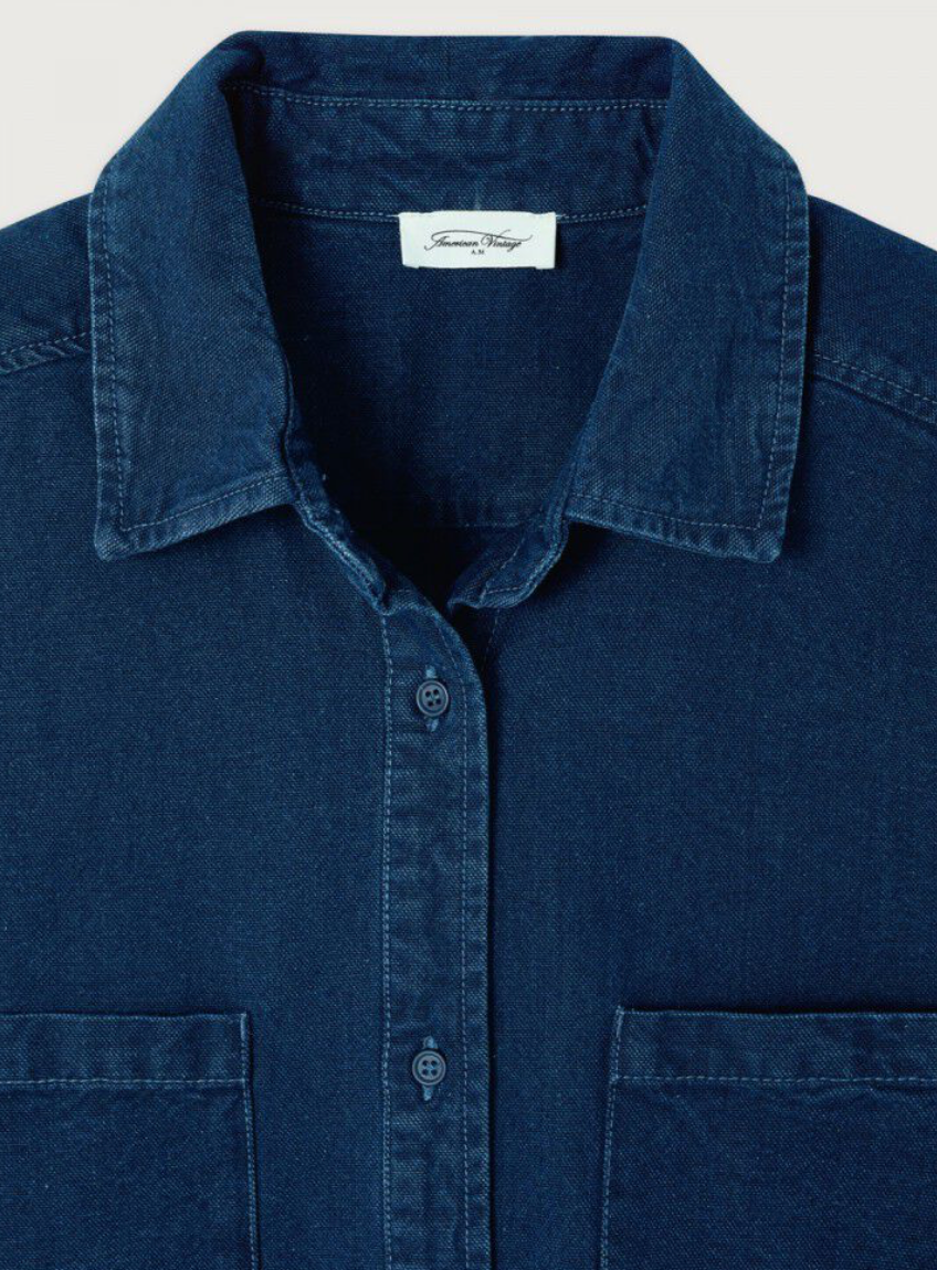 American Vintage - Comow skjorte Raw blue