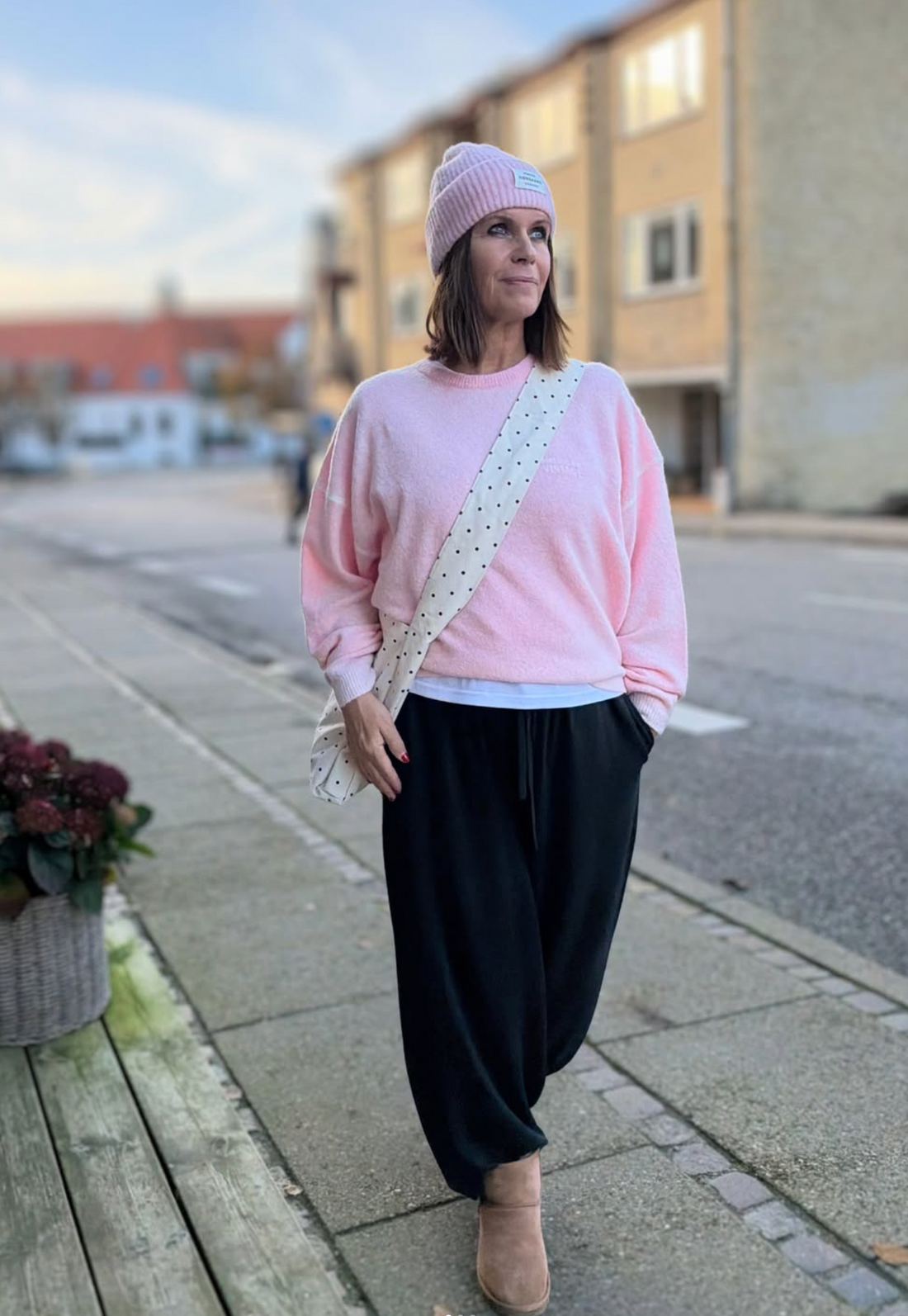 American vintage - Damsville strik Rosie print