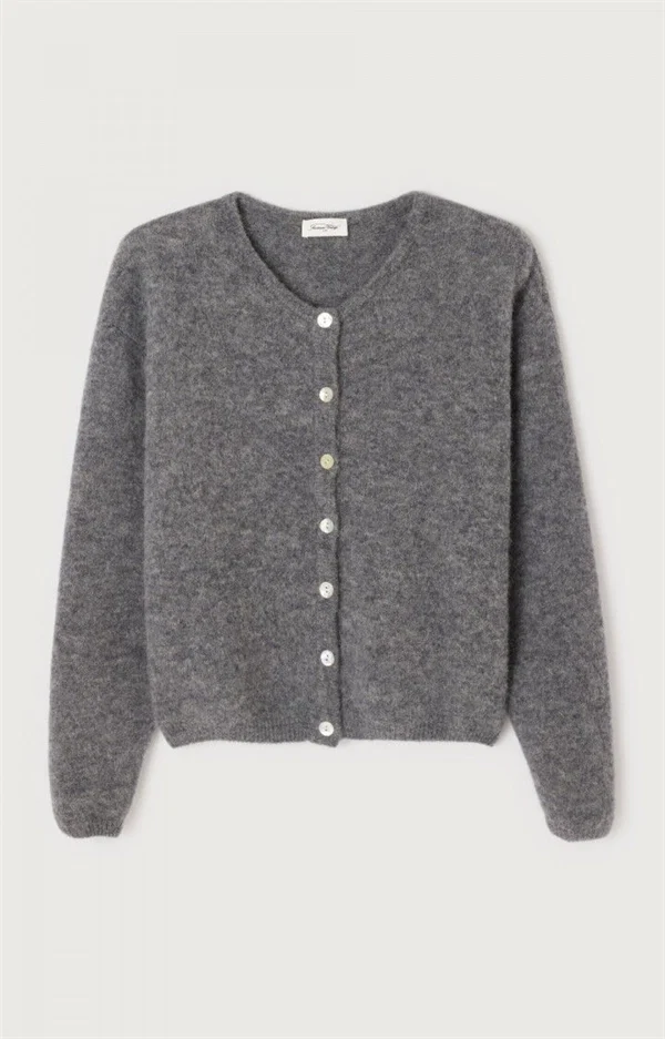 American Vintage - Vitow cardigan Steel melange