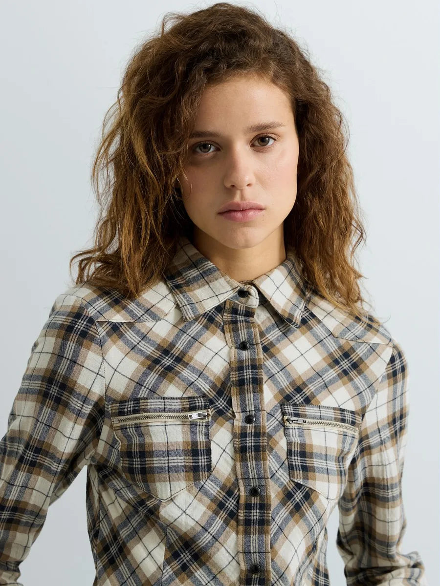Replay - Chequered cotton shirt