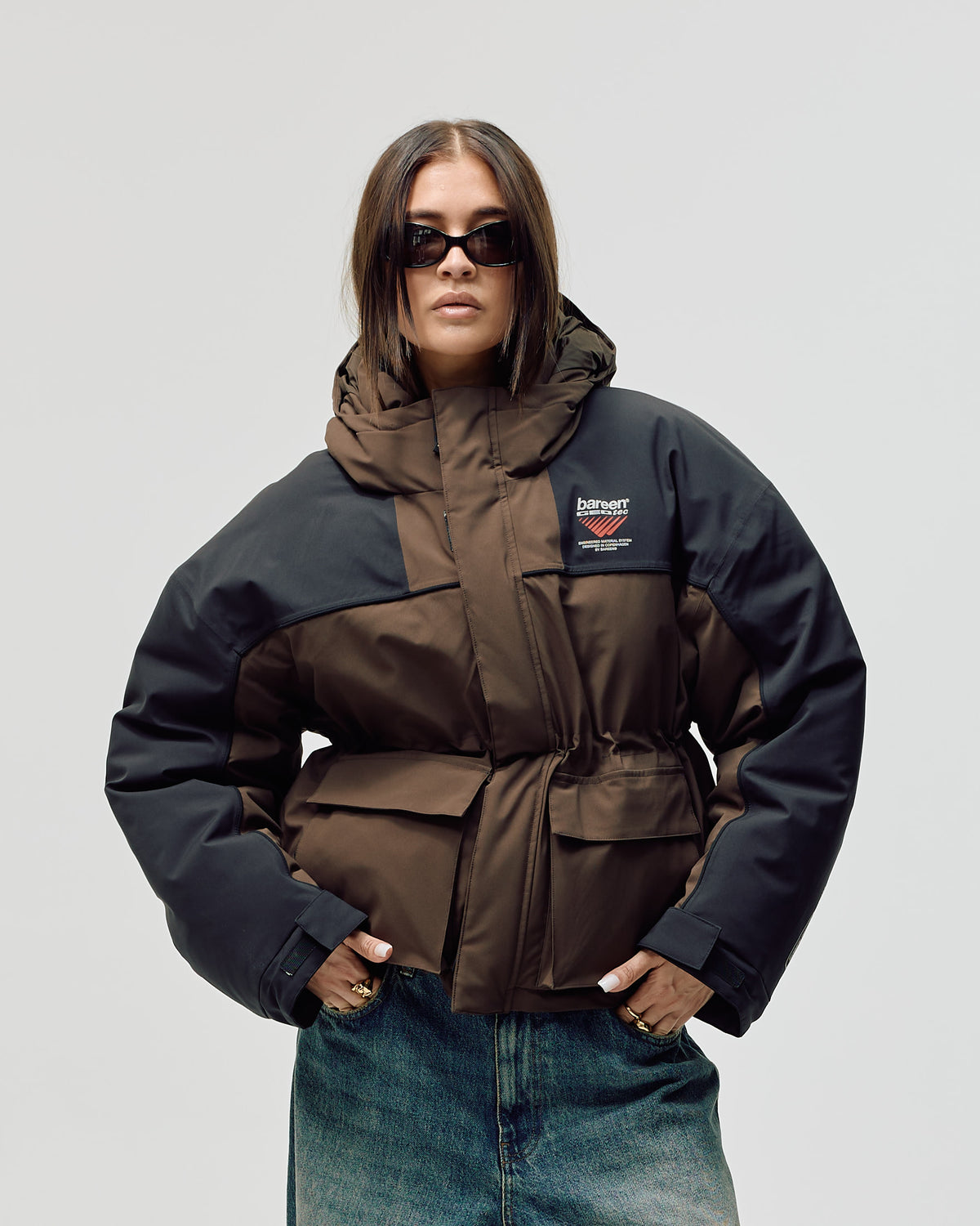 Bareen Womans parka jacket - Brown