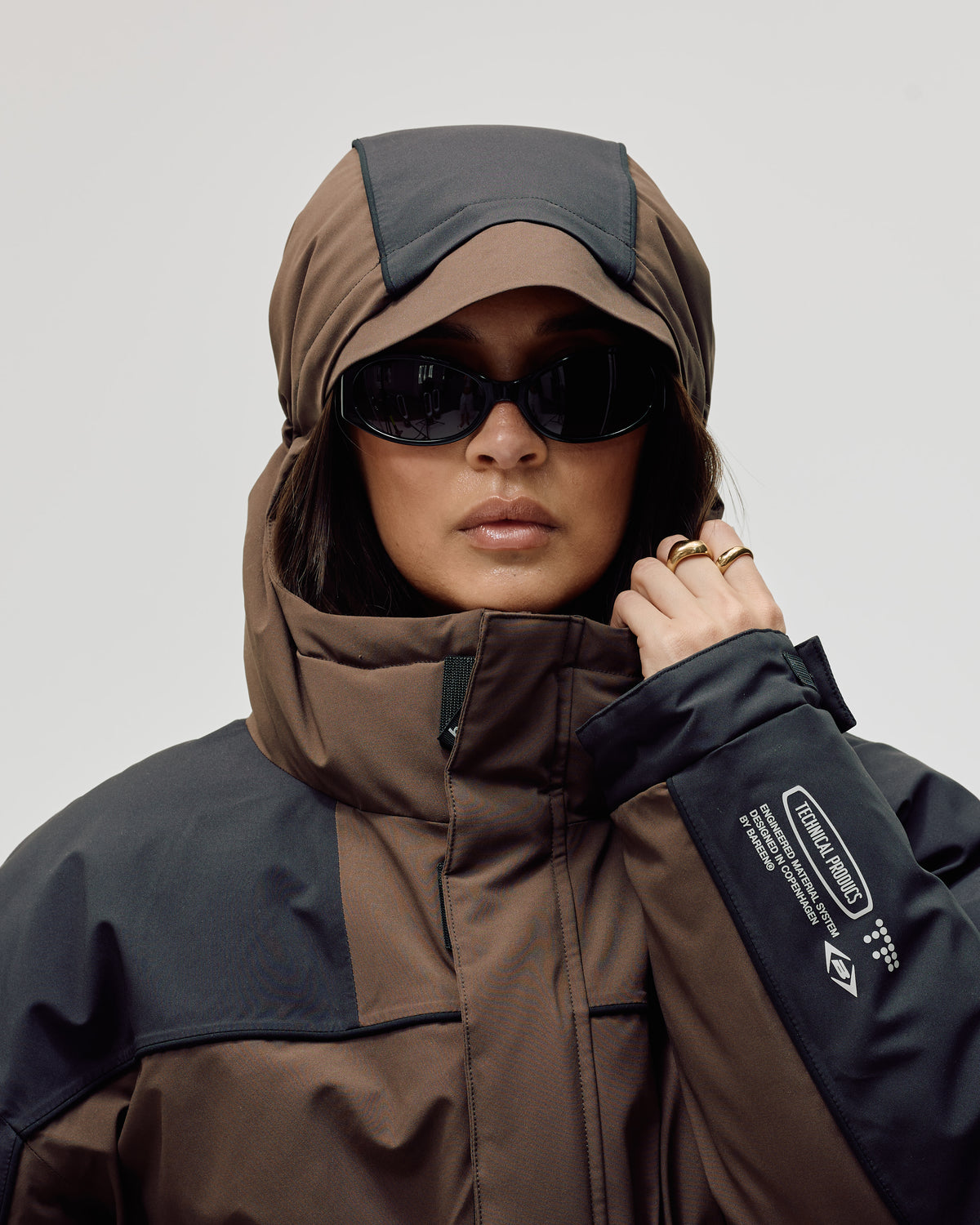 Bareen Womans parka jacket - Brown