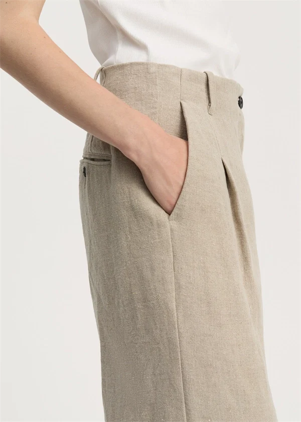 Aiayu - Willy pant heavy linen Pure natural