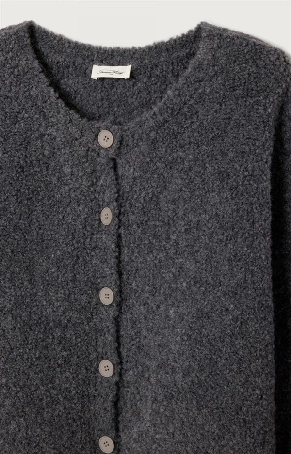 American vintage - Zolly cardigan Metal melange