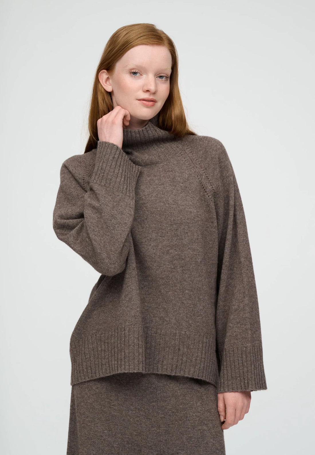 Moshi Moshi mind - Aster knit merino Brown melange