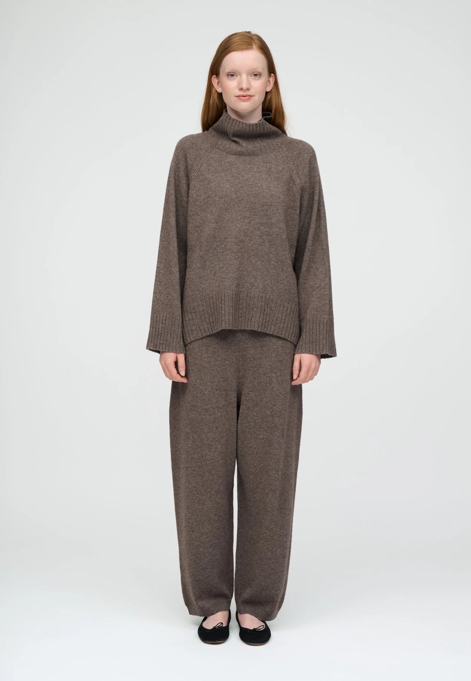 Moshi Moshi mind - Aster knit merino Brown melange