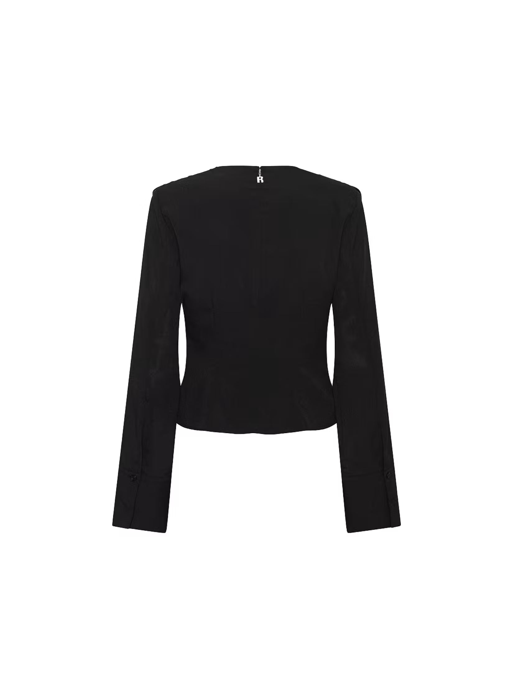 Rotate - Draped blouse Black
