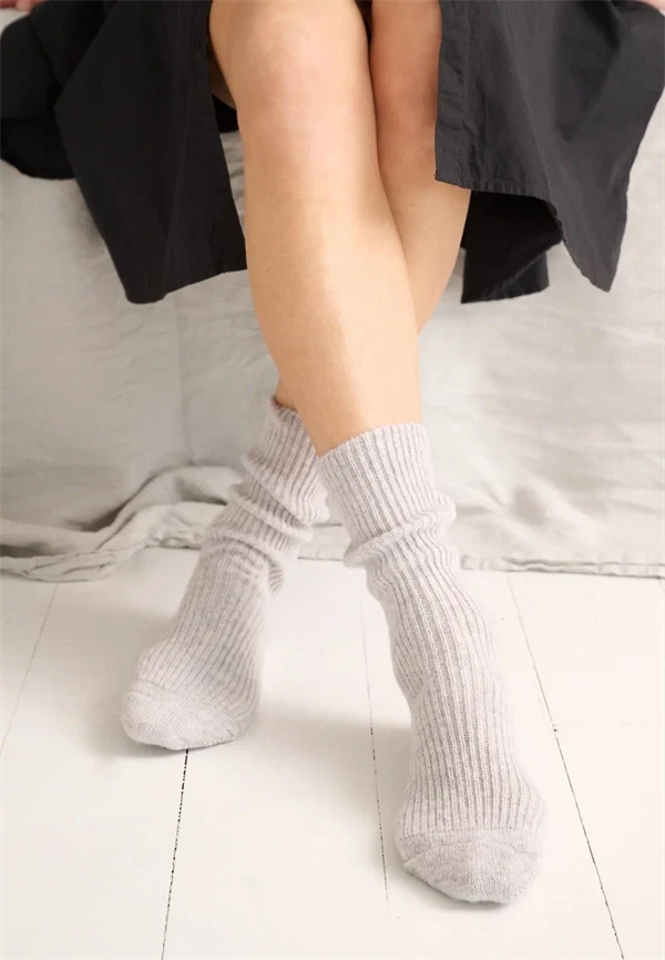 moshi moshi - Cassie socks Light grey melange