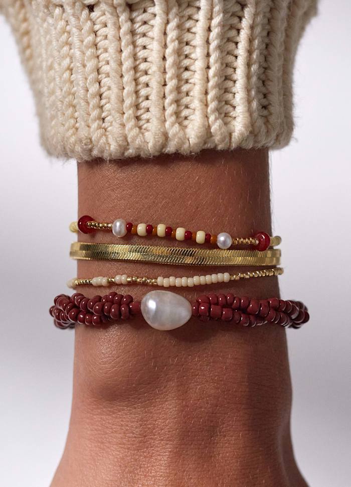 ANNI LU - Snake charmer bracelet Gold