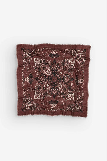 Maison Lecomte Flament - Scarf bandana Chocolate WS