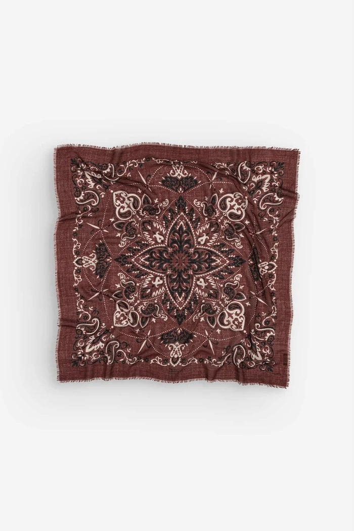 Maison Lecomte Flament - Scarf bandana Chocolate WS