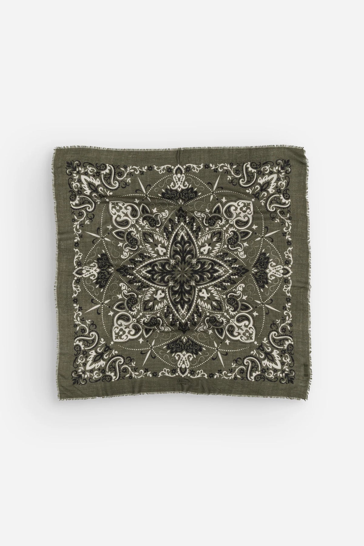Maison Lecomte Flament - Scarf bandana Khaki WS