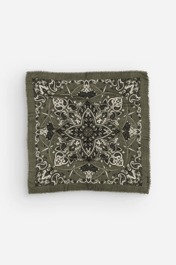 Maison Lecomte Flament - Scarf bandana Khaki WS