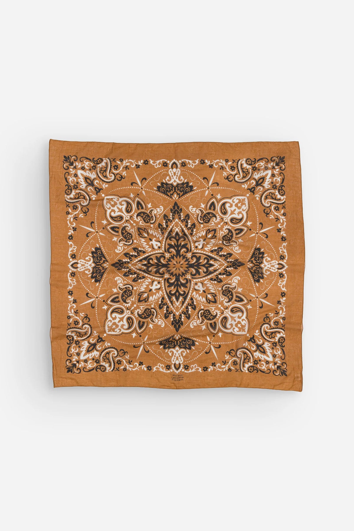 Maison Lecomte Flament - Scarf bandana Camel