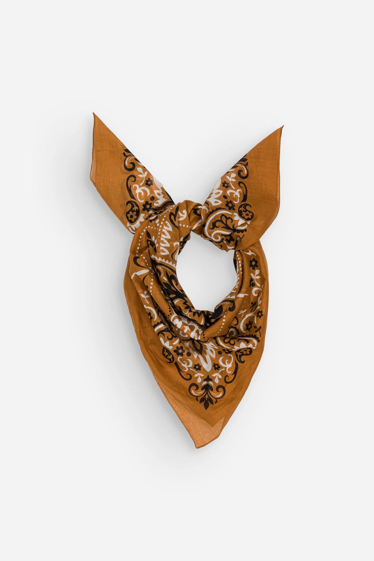 Maison Lecomte Flament - Scarf bandana Camel