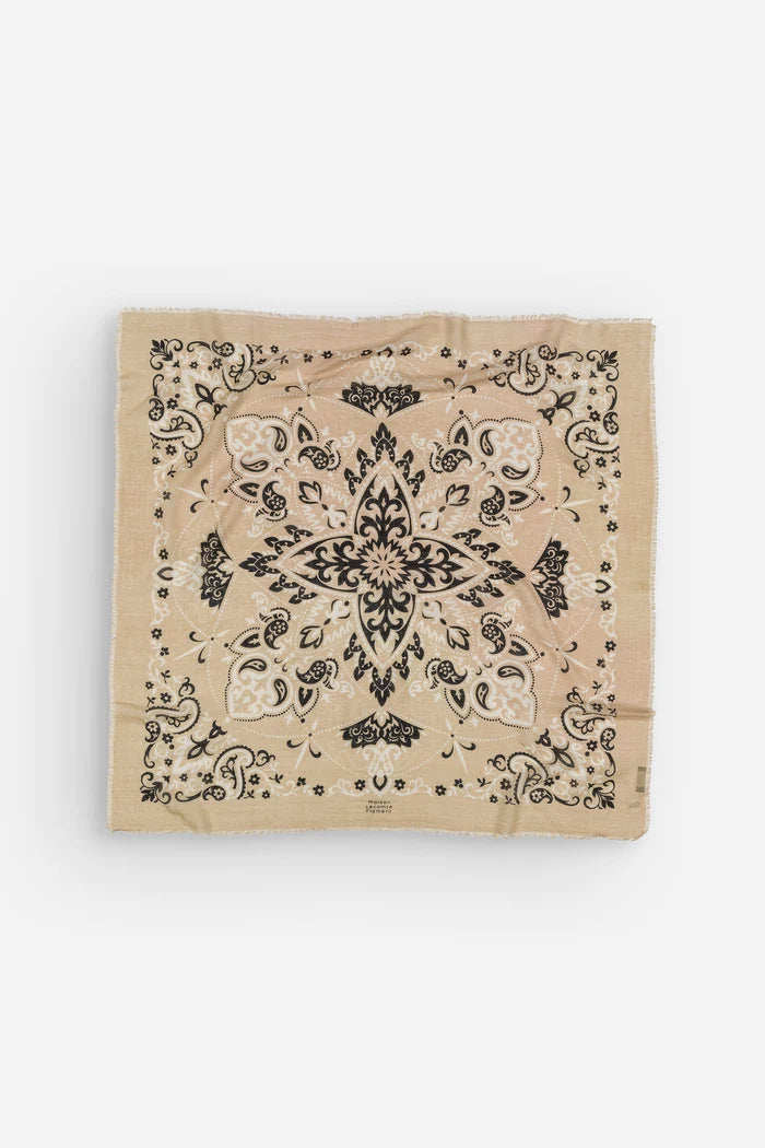 Maison Lecomte Flament - Scarf bandana Beige WS