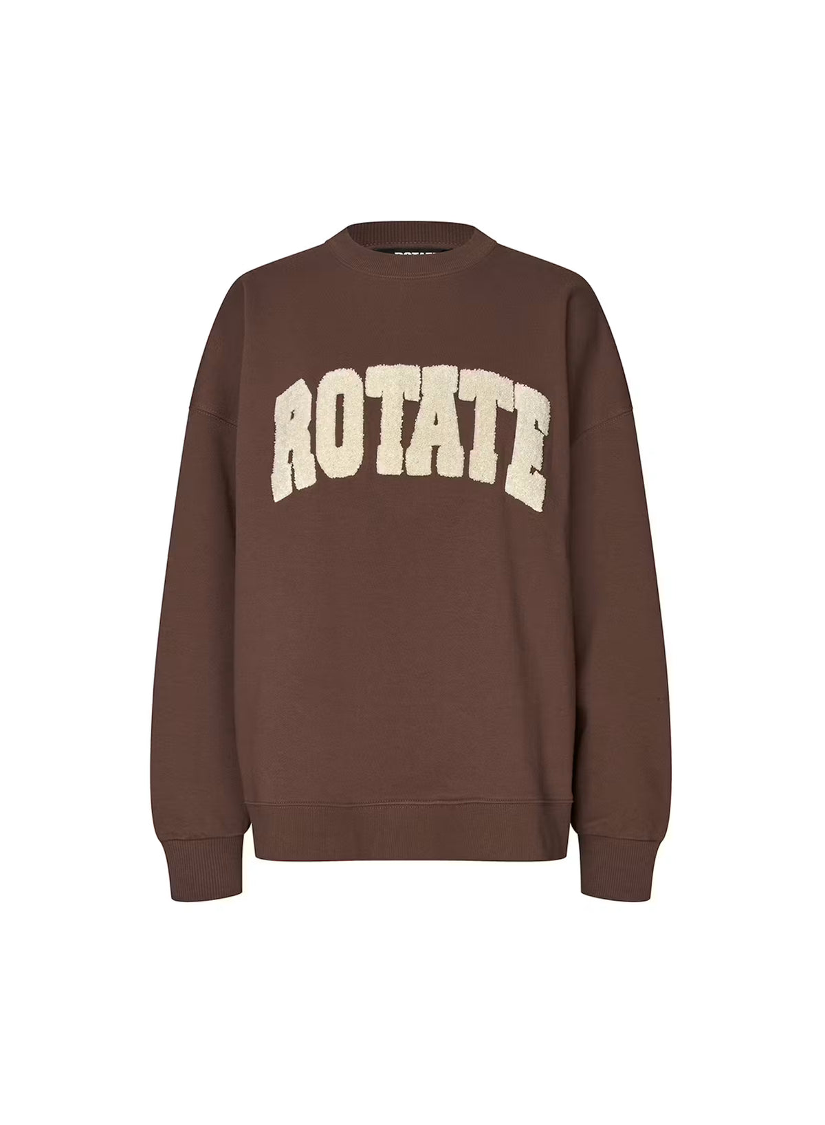 Rotate - Heavy sweat crewneck Chestnut