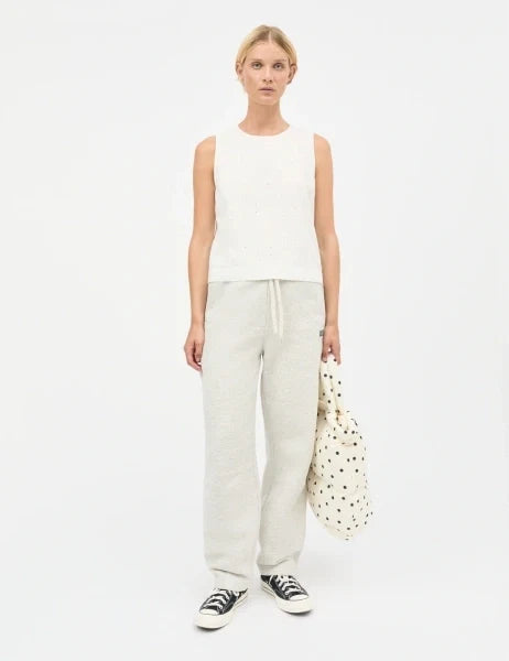 Mads Nørgaard - Iggy pants Light grey melange