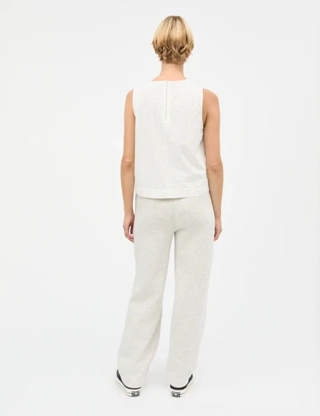 Mads Nørgaard - Iggy pants Light grey melange