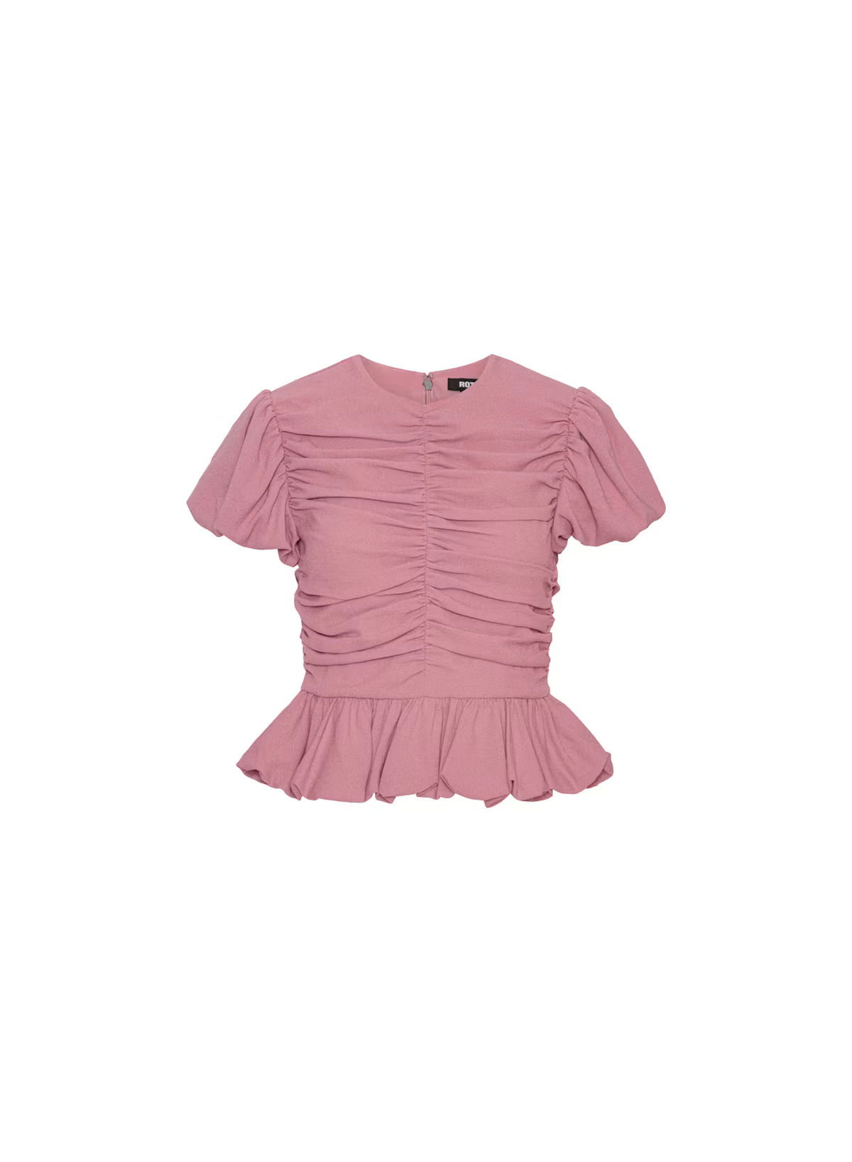 Rotate - Ruched puff sleeve top Lilas