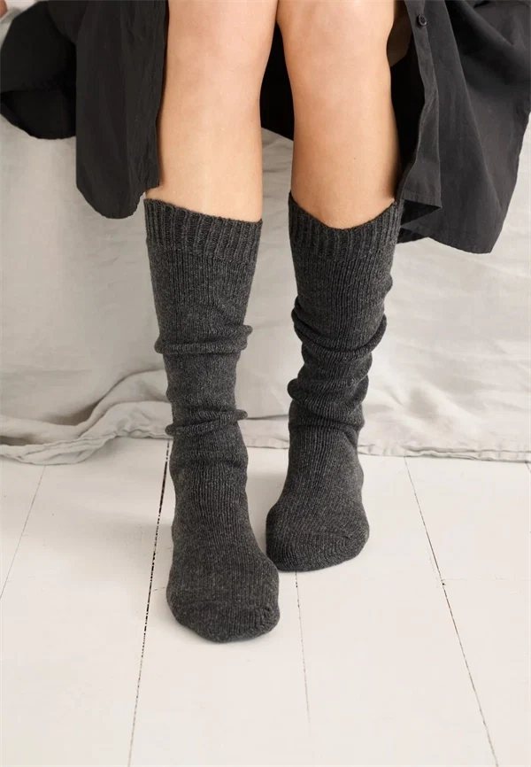 moshi moshi - Polar socks Dark grey mel