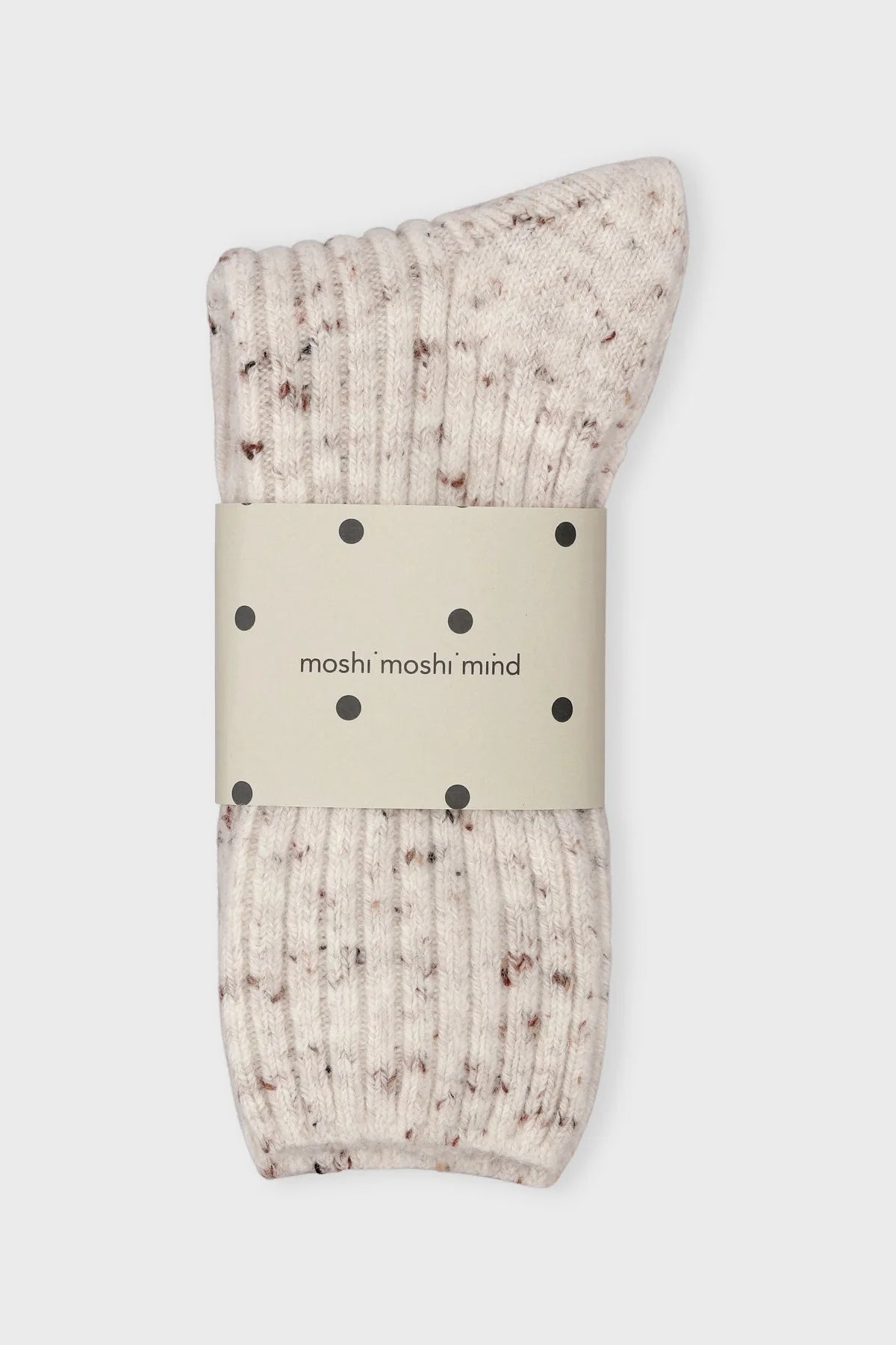 Moshi Moshi Mind - Relax socks Egret melange
