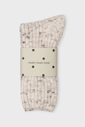 Moshi Moshi Mind - Relax socks Egret melange