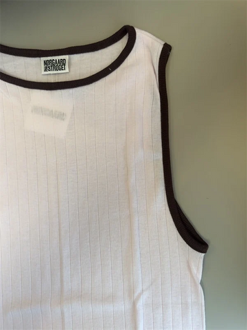 NPS - Tank top kontrast Rose/brown