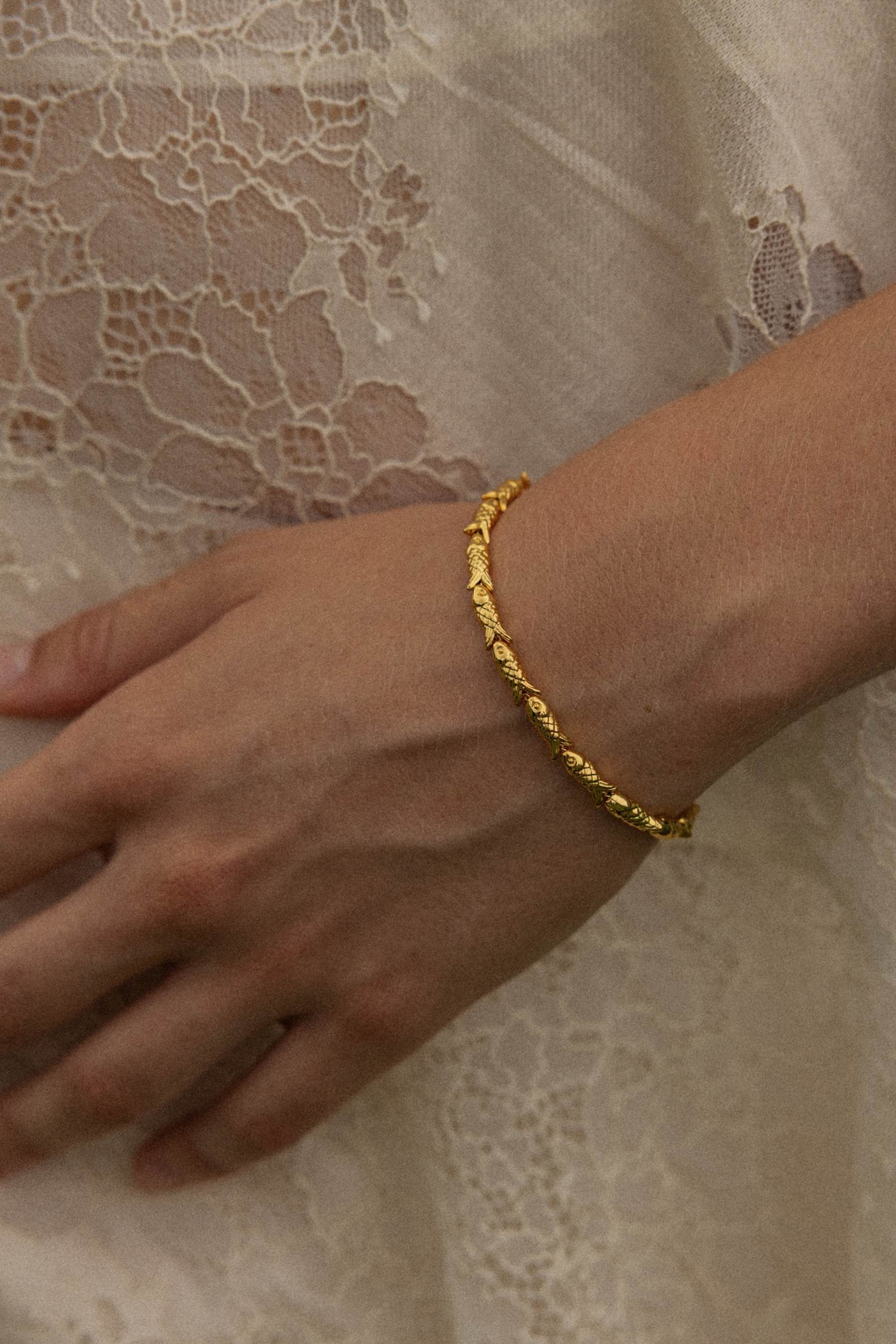 ANNI LU - Fishy bracelet Gold